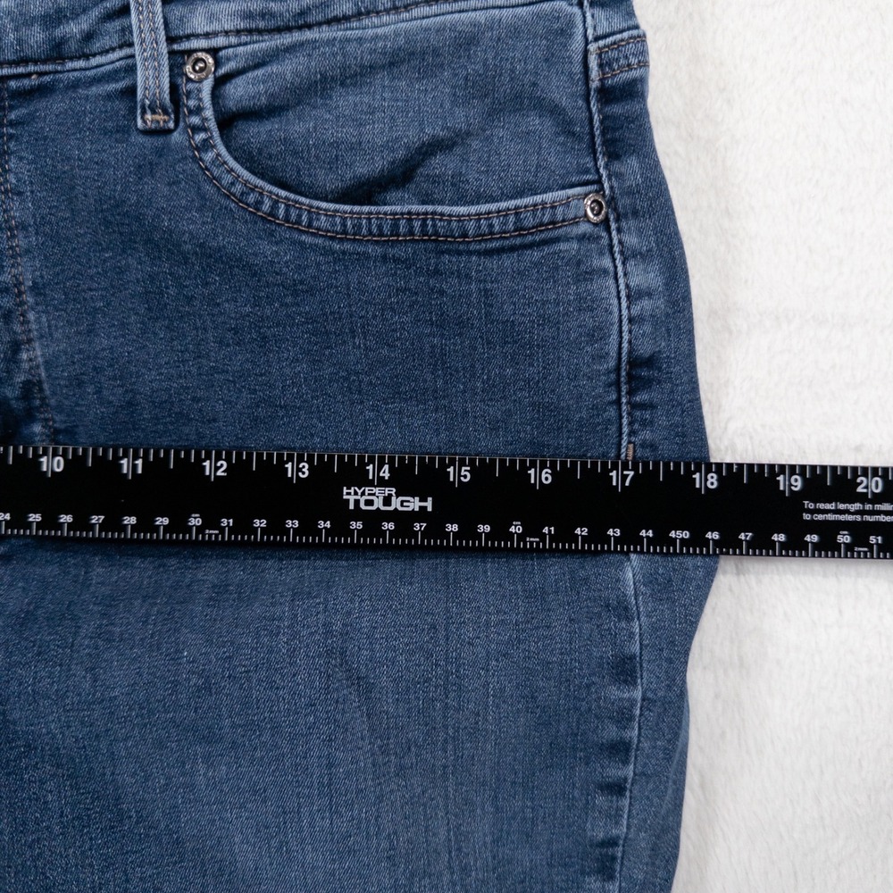 NYDJ Womens Jeans Size 12 Blue Straight Leg Stretch Tencel Denim Medium Wash - Picture 7 of 14